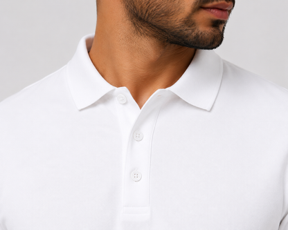 بولو رجالي قطن 100% - الألوان الأساسية | RUN BE Premium Polo