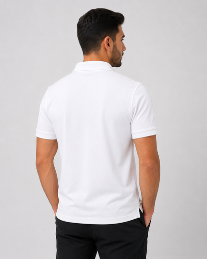 بولو رجالي قطن 100% - الألوان الأساسية | RUN BE Premium Polo