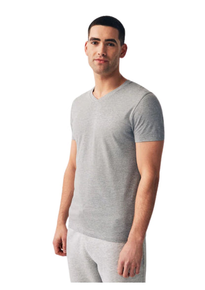 Premium V-Neck Cotton T-Shirt | 4 Pack