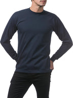 Long Sleeve 100% Cotton T-Shirts 4 Pack- Multi colors - Brando -  Basic Clothing for Men