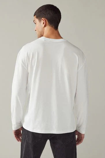 100% Cotton Long Sleeve Crew Neck T-Shirt - 4 Pack&nbsp; - Brando -  Basic Clothing for Men