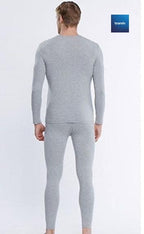 Daniel Men's Thermal Cotton 100% Underwear Sets Long Johns Soft Warm Long Underwear ( BLACK ) - Brando -  Basic Clothing for Men