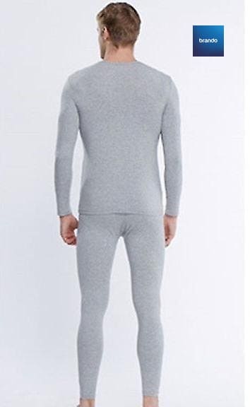 Daniel Men's Thermal Cotton 100% Underwear Sets Long Johns Soft Warm Long Underwear ( BLACK ) - Brando -  Basic Clothing for Men