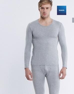 Daniel Men's Thermal Cotton 100% Underwear Sets Long Johns Soft Warm Long Underwear ( BLACK ) - Brando -  Basic Clothing for Men