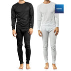 Daniel Men's Thermal Cotton 100% Underwear Sets Long Johns Soft Warm Long Underwear ( BLACK ) - Brando -  Basic Clothing for Men