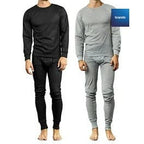 Daniel Men's Thermal Cotton 100% Underwear Sets Long Johns Soft Warm Long Underwear ( BLACK ) - Brando -  Basic Clothing for Men