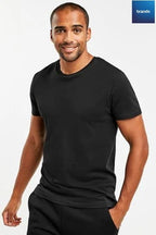 5 Pack - 100% Cotton Regular Underwear T-Shirts-  - black - Brando -  Basic Clothing for Men